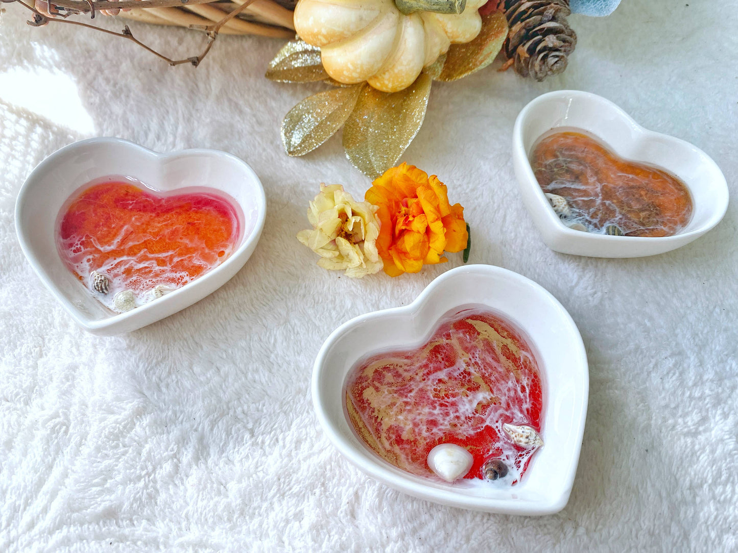 Hawaii Ocean Trinket Dish | Heart Shape