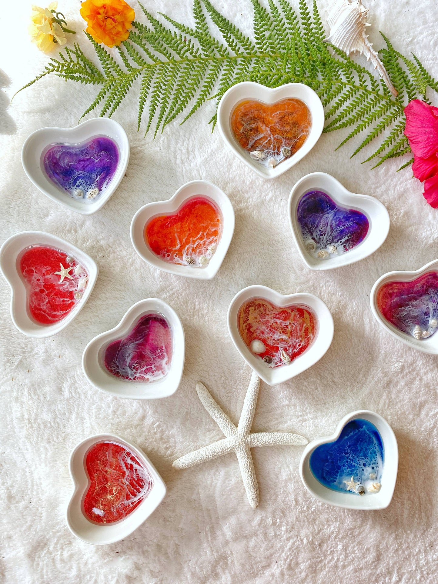 Hawaii Ocean Trinket Dish | Heart Shape
