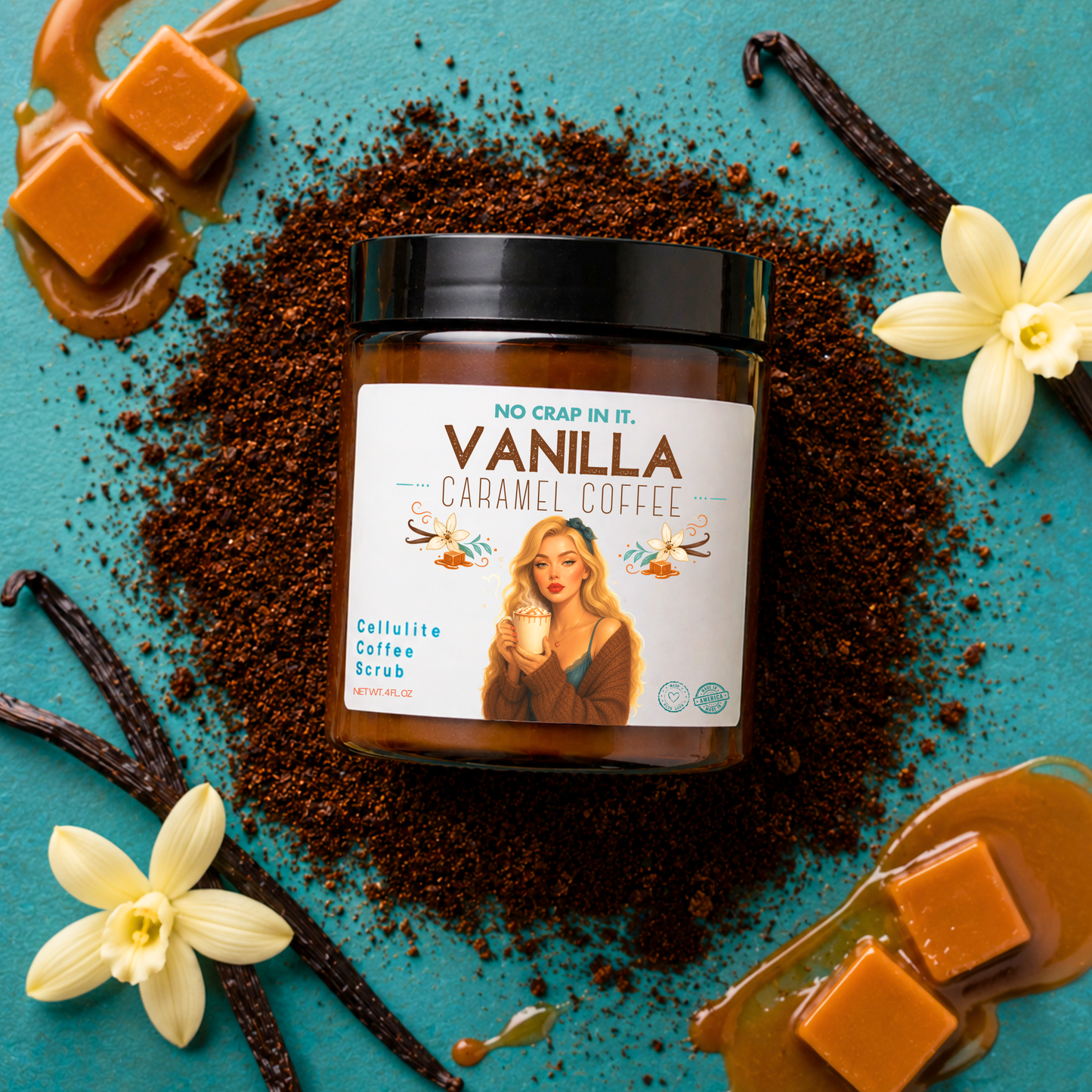Vanilla Caramel Coffee Cellulite Scrub (PRE-ORDER)