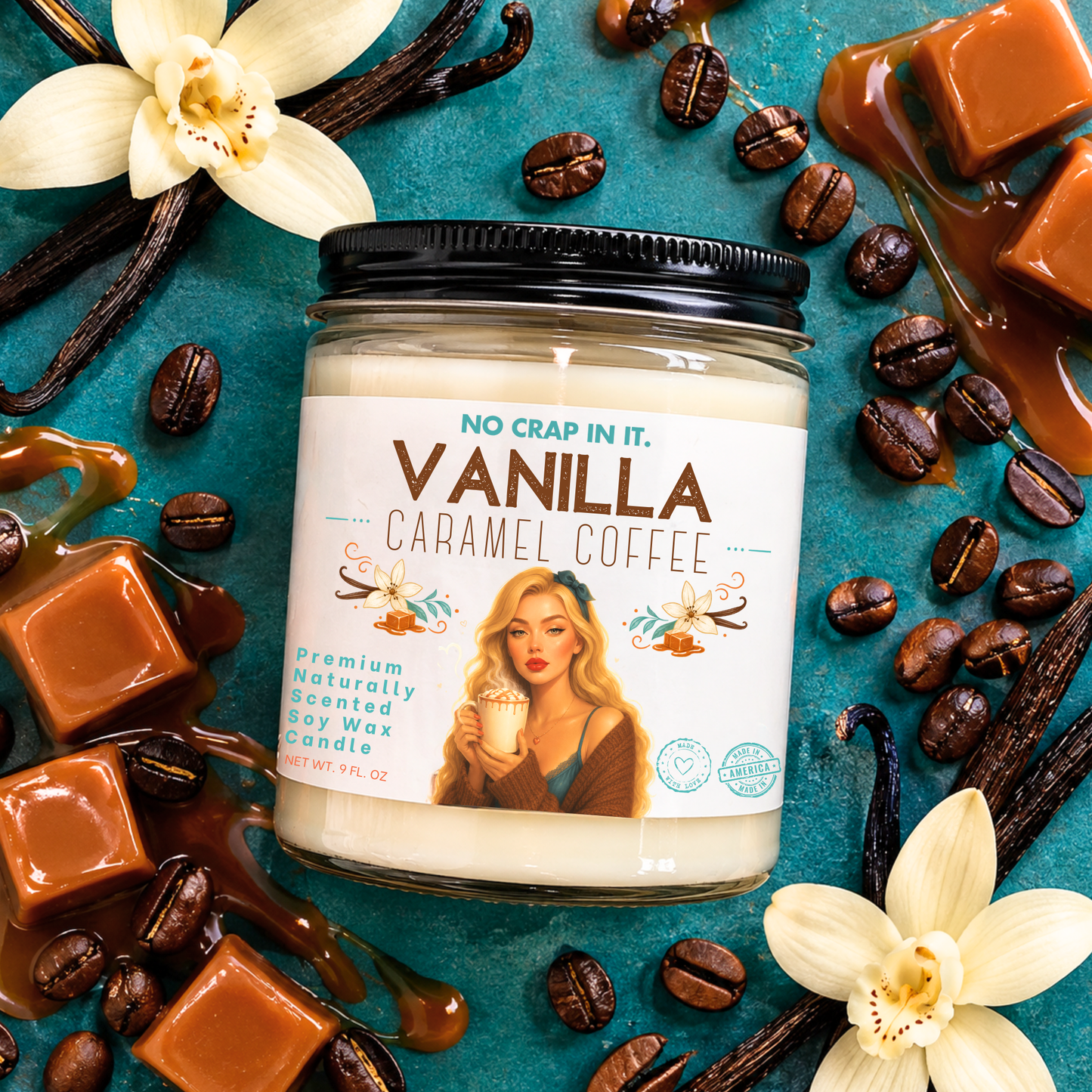 Vanilla Caramel Coffee Candle (PRE-ORDER)