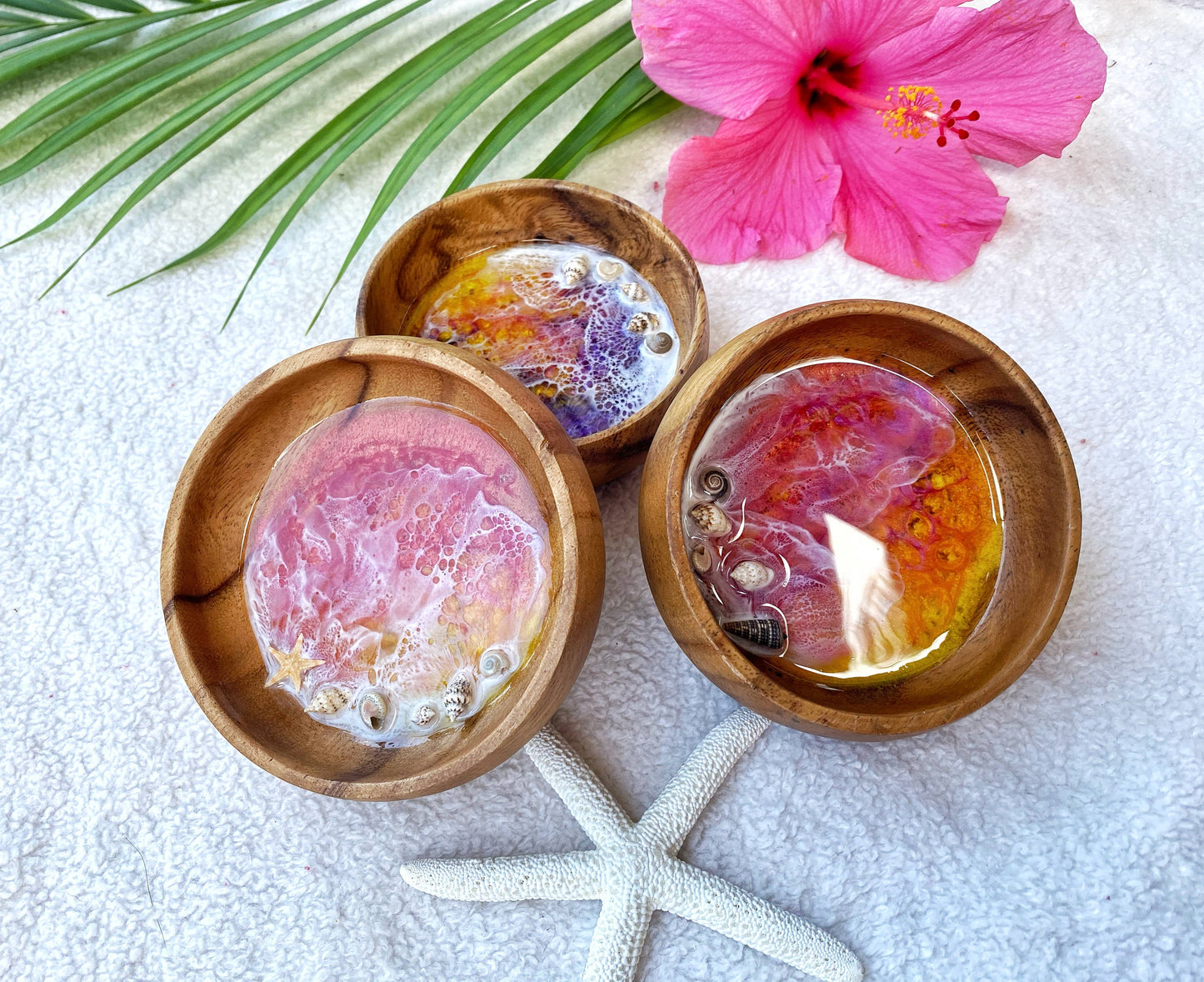 Hawaiian Sunset Ocean Trinket Dish