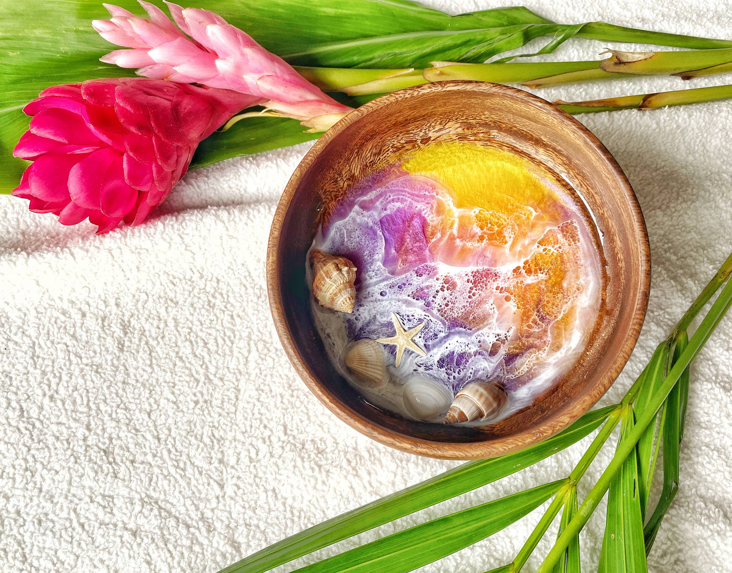Hawaiian Sunset Ocean Trinket Dish