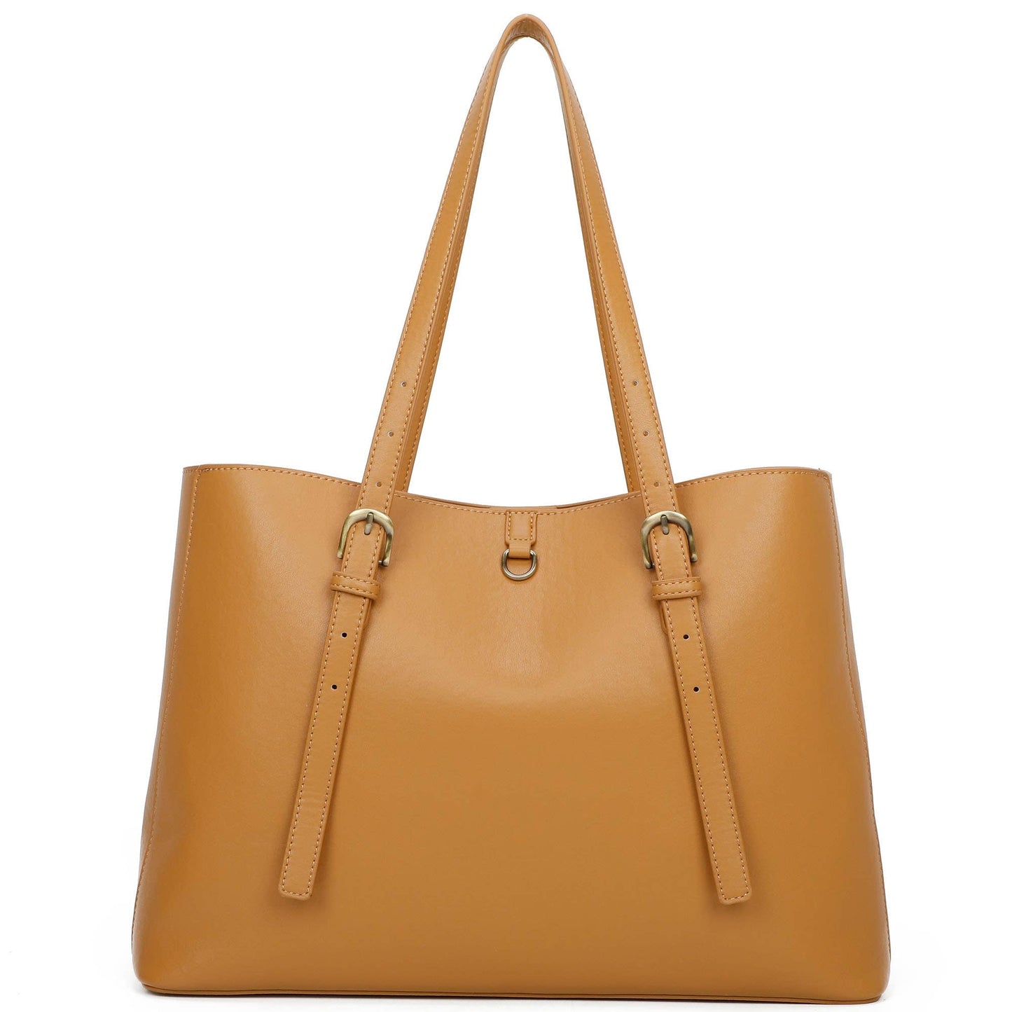 Isla Biodegradable Vegan Leather with detachable bag XL Tote: Black
