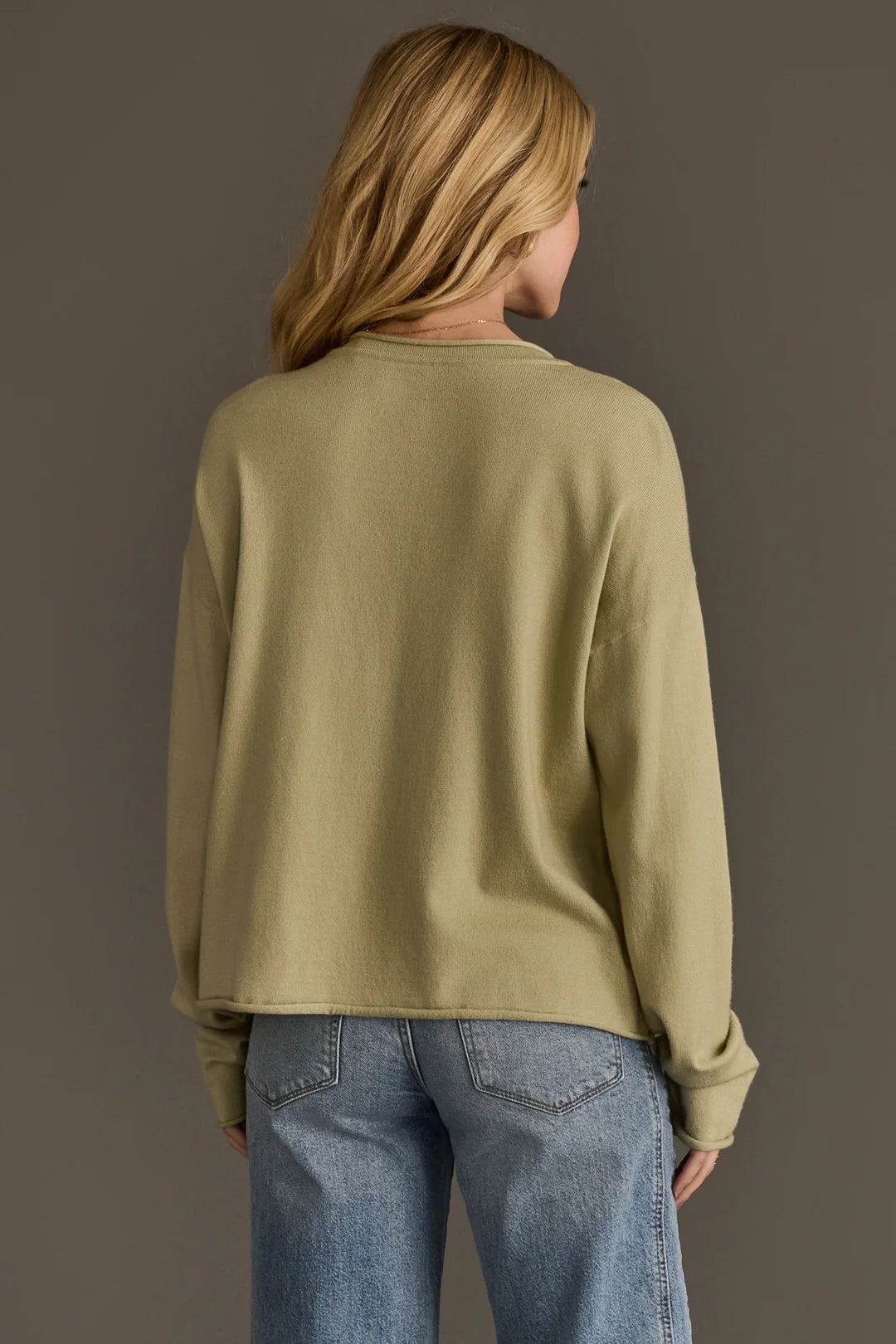 Light Green Button Up Cardigan