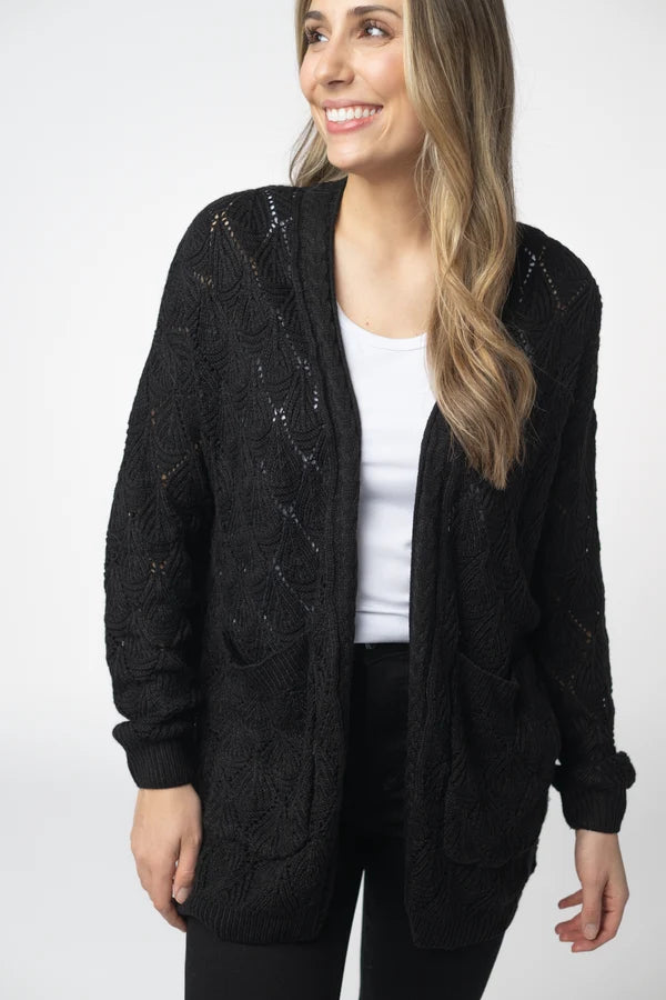 Open Knit Cardigan- 3 Colors