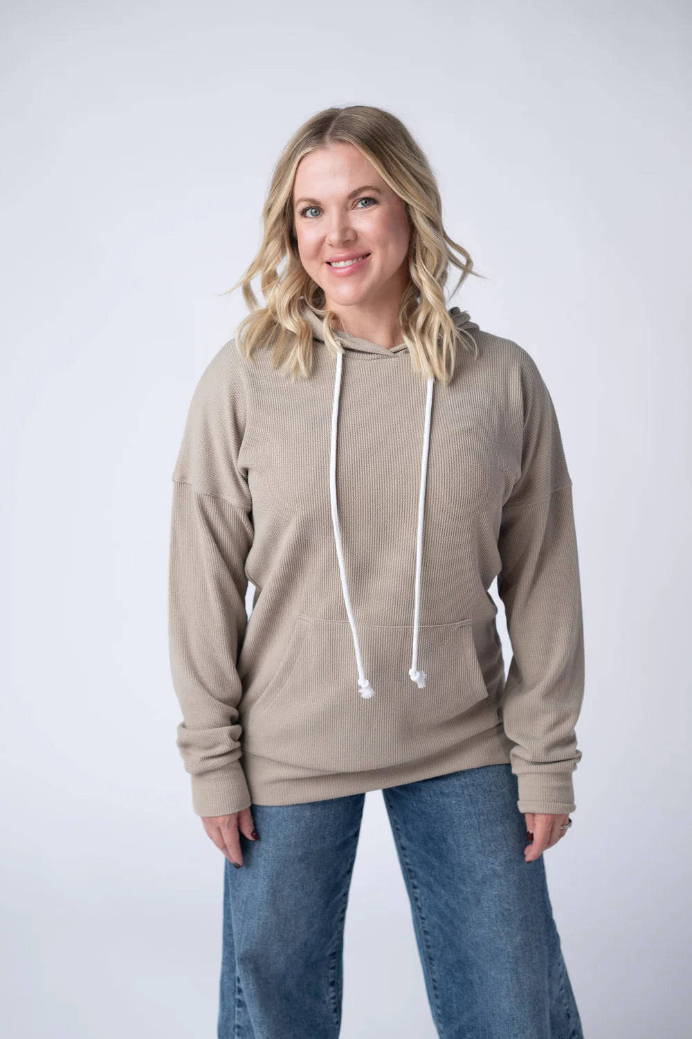 Kacey Ribbed Hoodie - 3 Colors