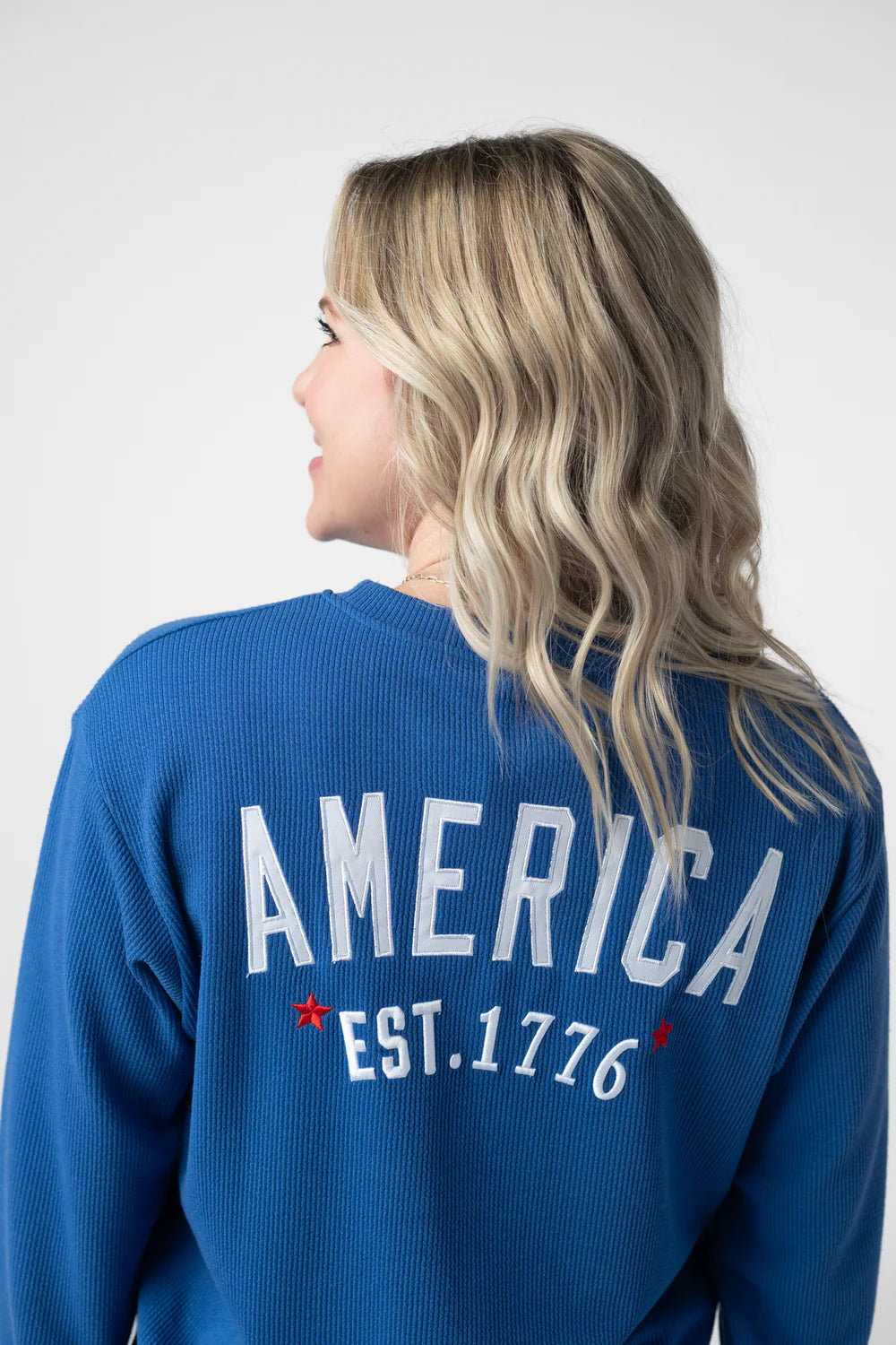 Corrine Embroidered Pullover Americana (4 Prints)