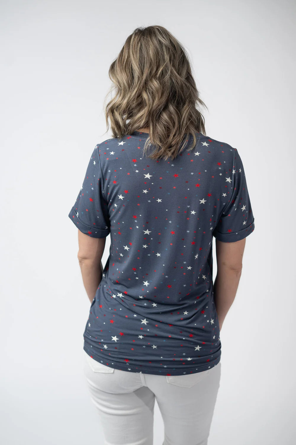 Sophie Tee - Blue Liberty Stars *