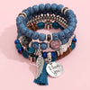 Boho Charm Multi-Layer Bracelet Set