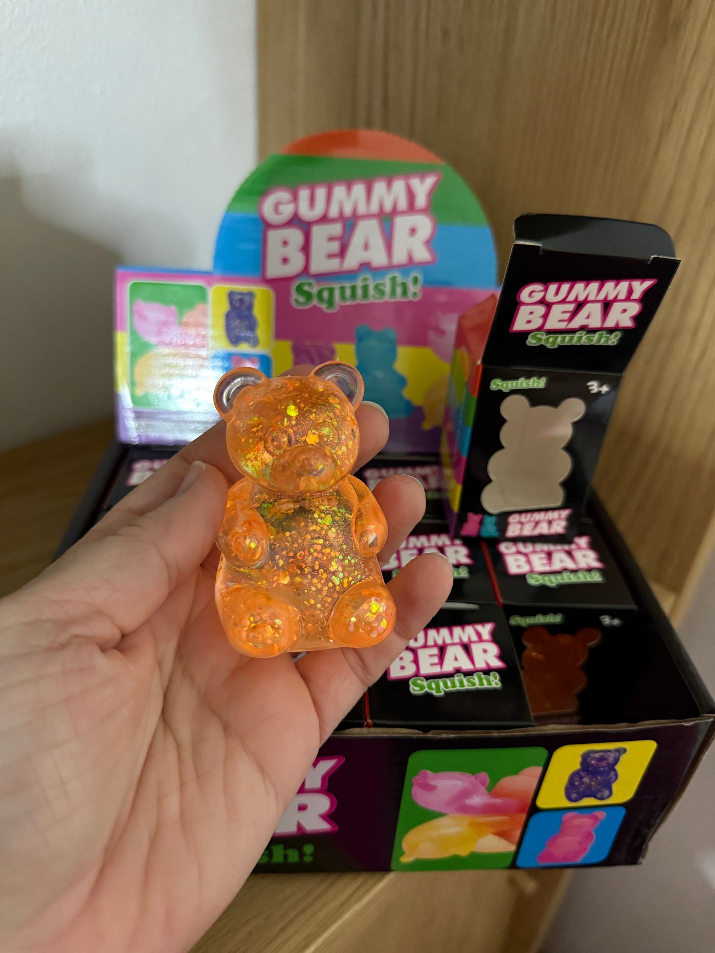 Glitter Gummy Bear Squishies