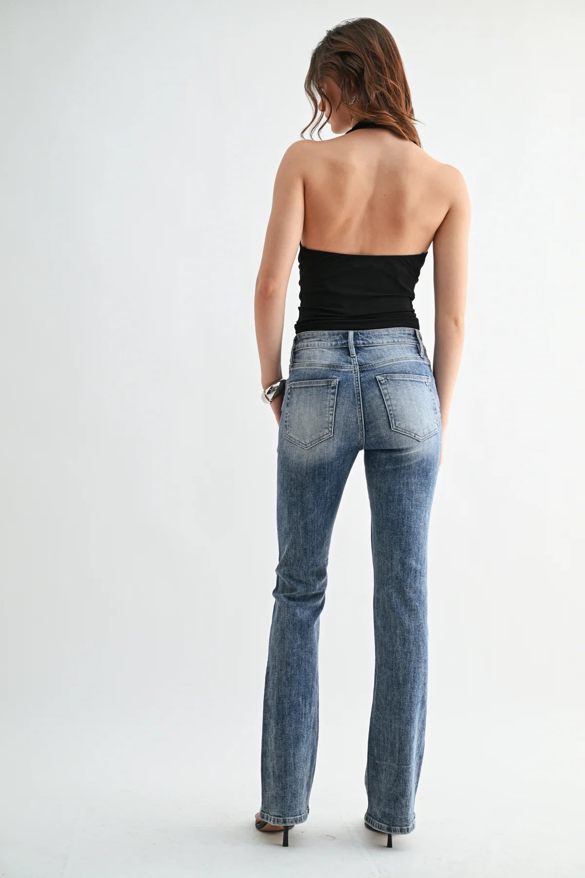 The Savannah Mid Rise Bootcut Jeans
