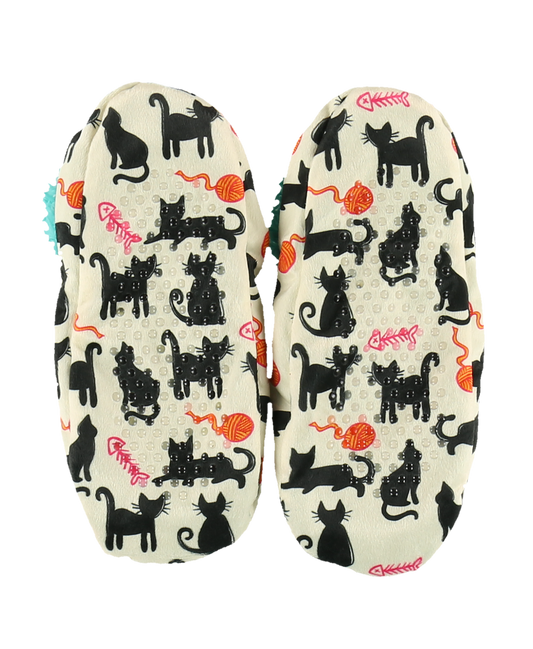 Cat Nap Fuzzy Feet Blue: L/XL