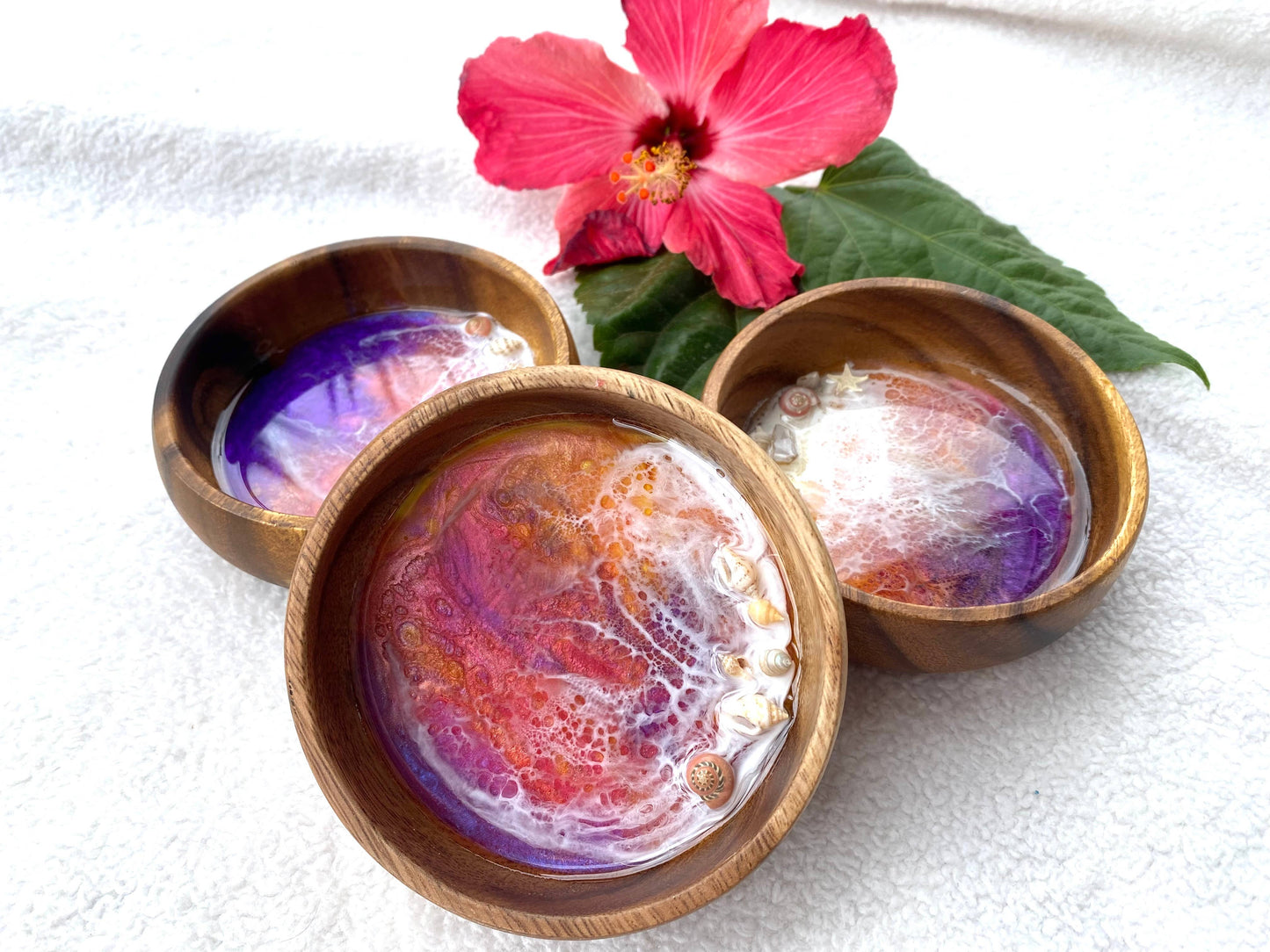 Hawaiian Sunset Ocean Trinket Dish