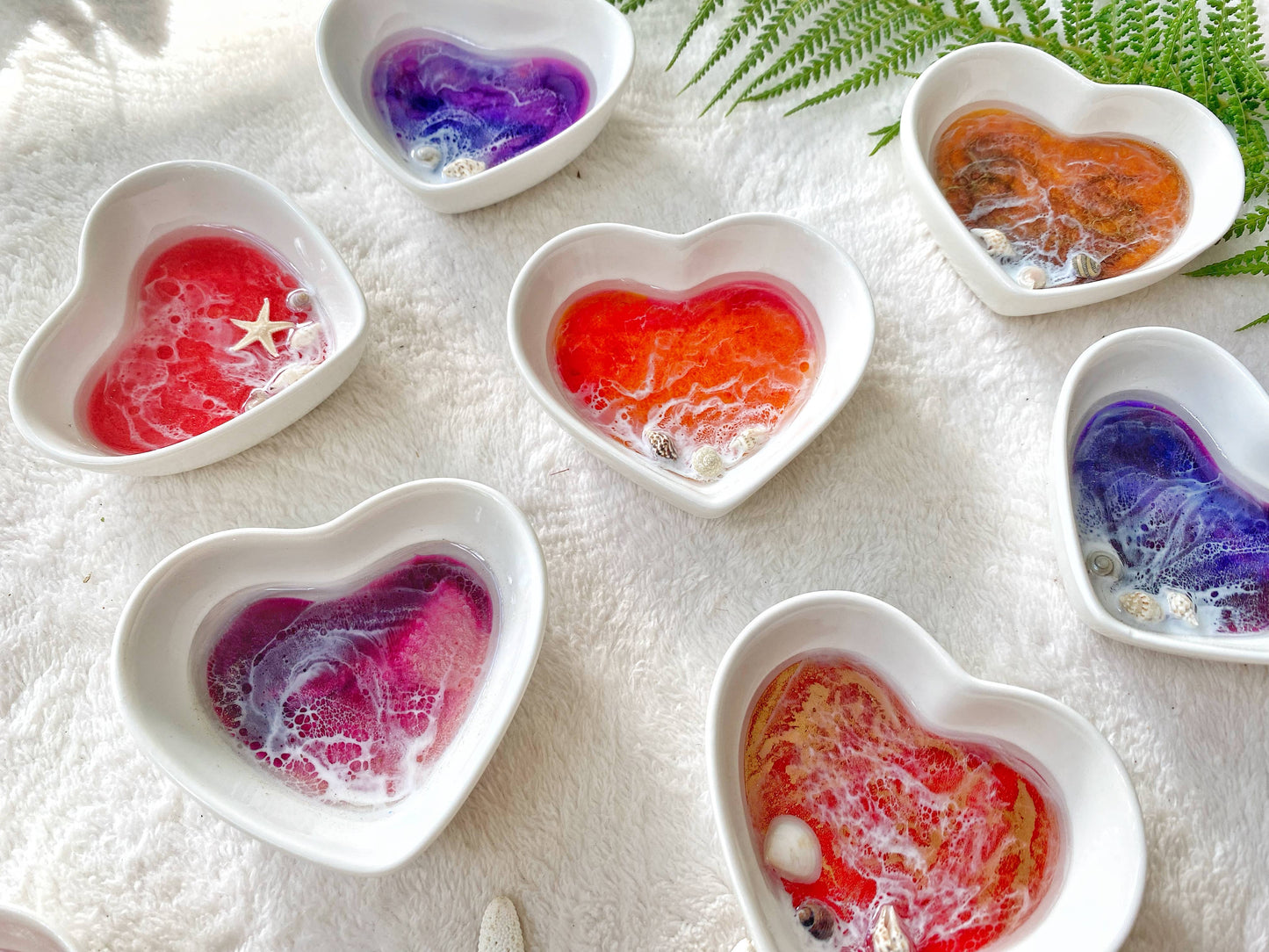 Hawaii Ocean Trinket Dish | Heart Shape