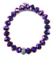 Statement Sparkle Faceted Glass Bracelet (Multiple Colors)
