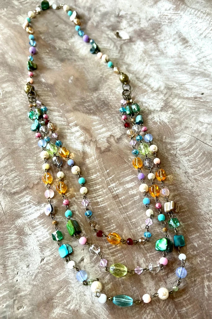 Convertible 5-Way Layered Beaded Necklace
