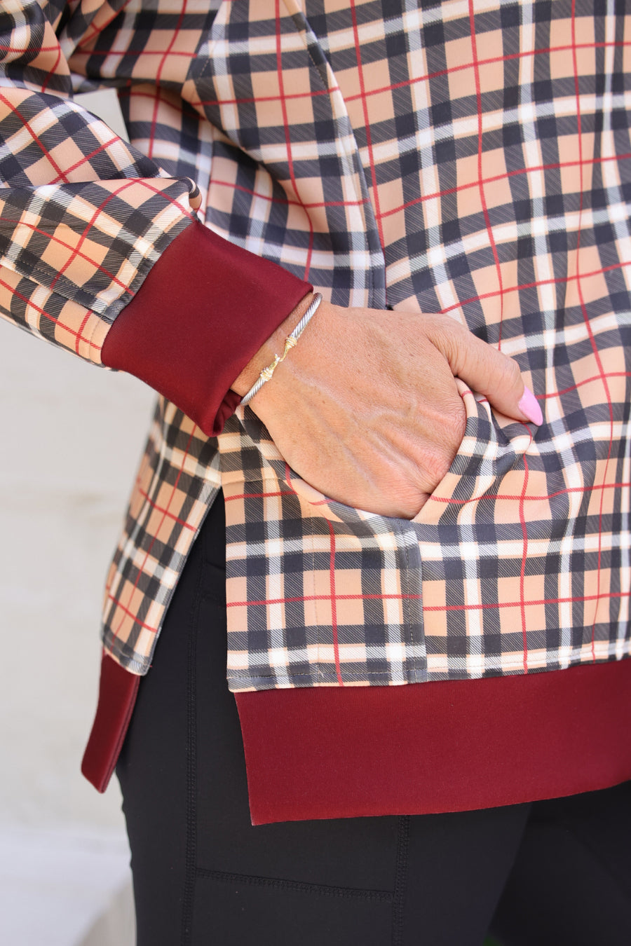 Everyday Pullover - Nora Plaid