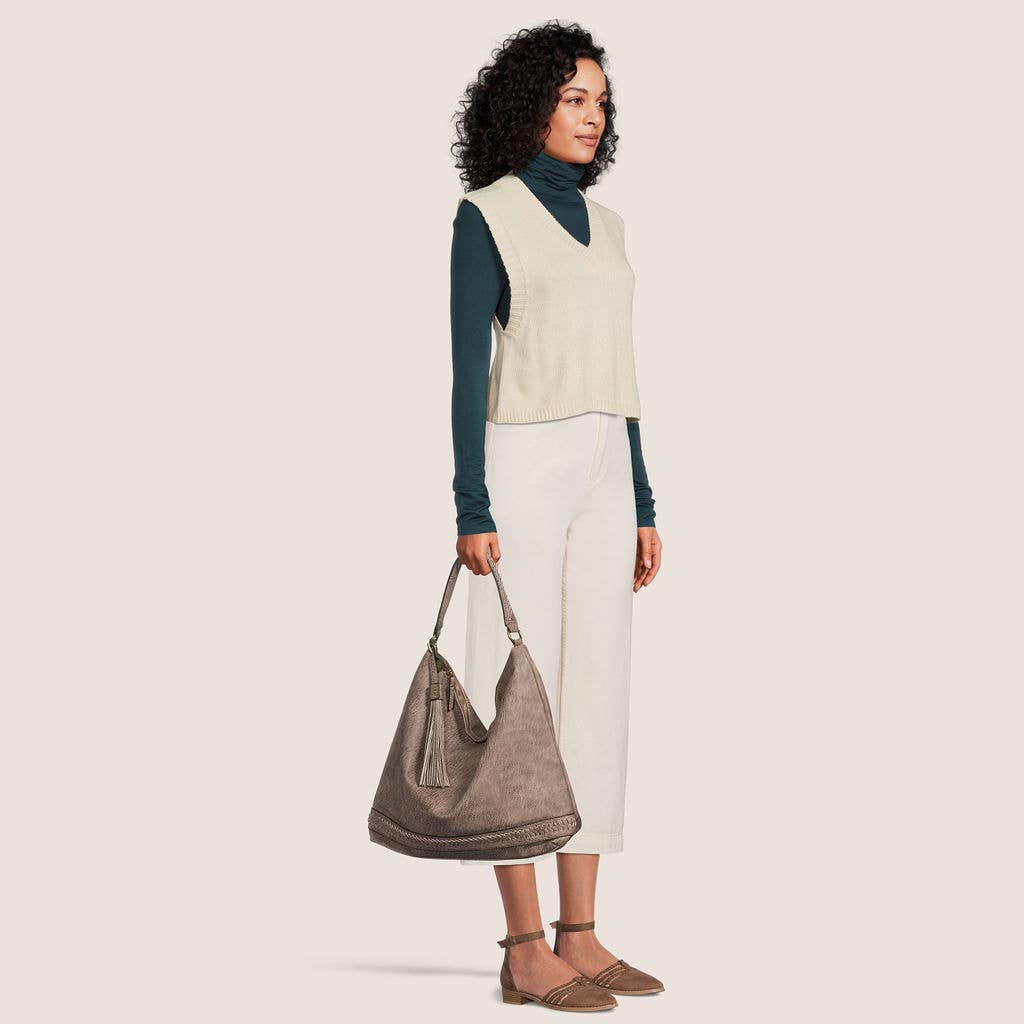 The Aida Hobo: Shiitake Brown