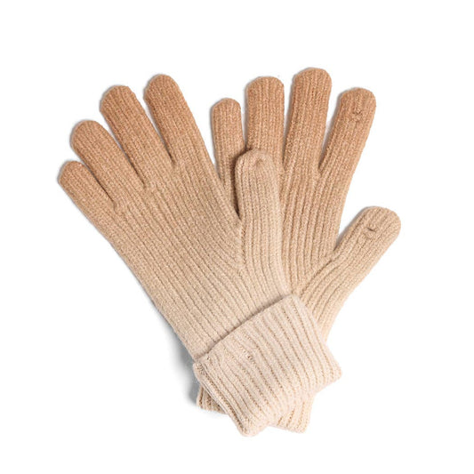 Gradient Cable Knitted Cuff Gloves (5 Colors)