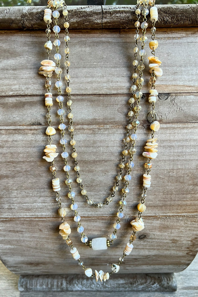 Convertible 5-Way Layered Beaded Necklace