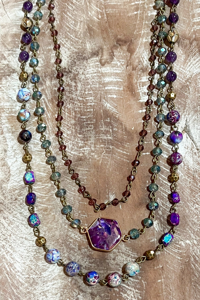 Convertible 5-Way Layered Beaded Necklace