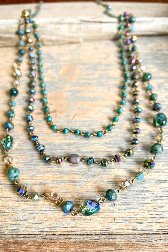 Convertible 5-Way Layered Beaded Necklace