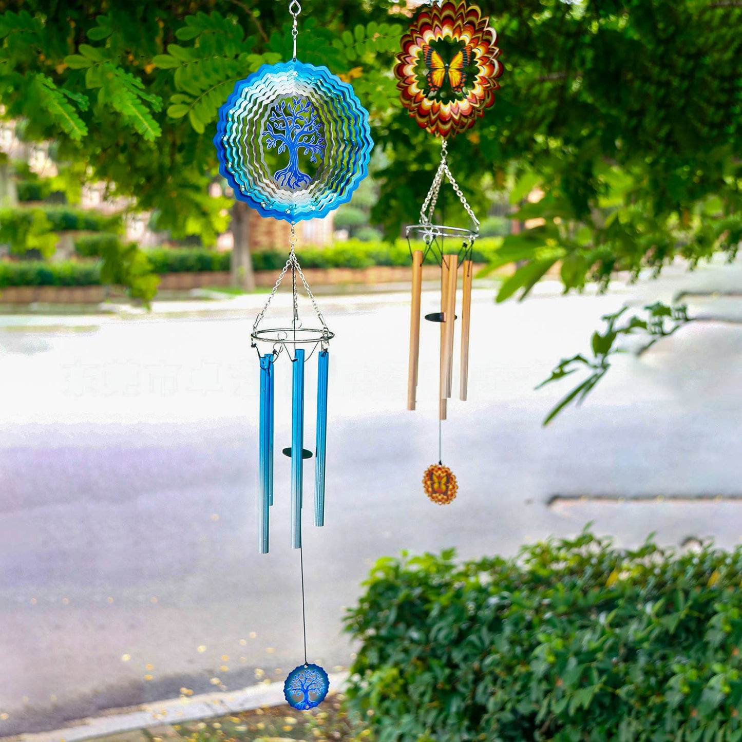 Mandala Spinning Wind Chimes
