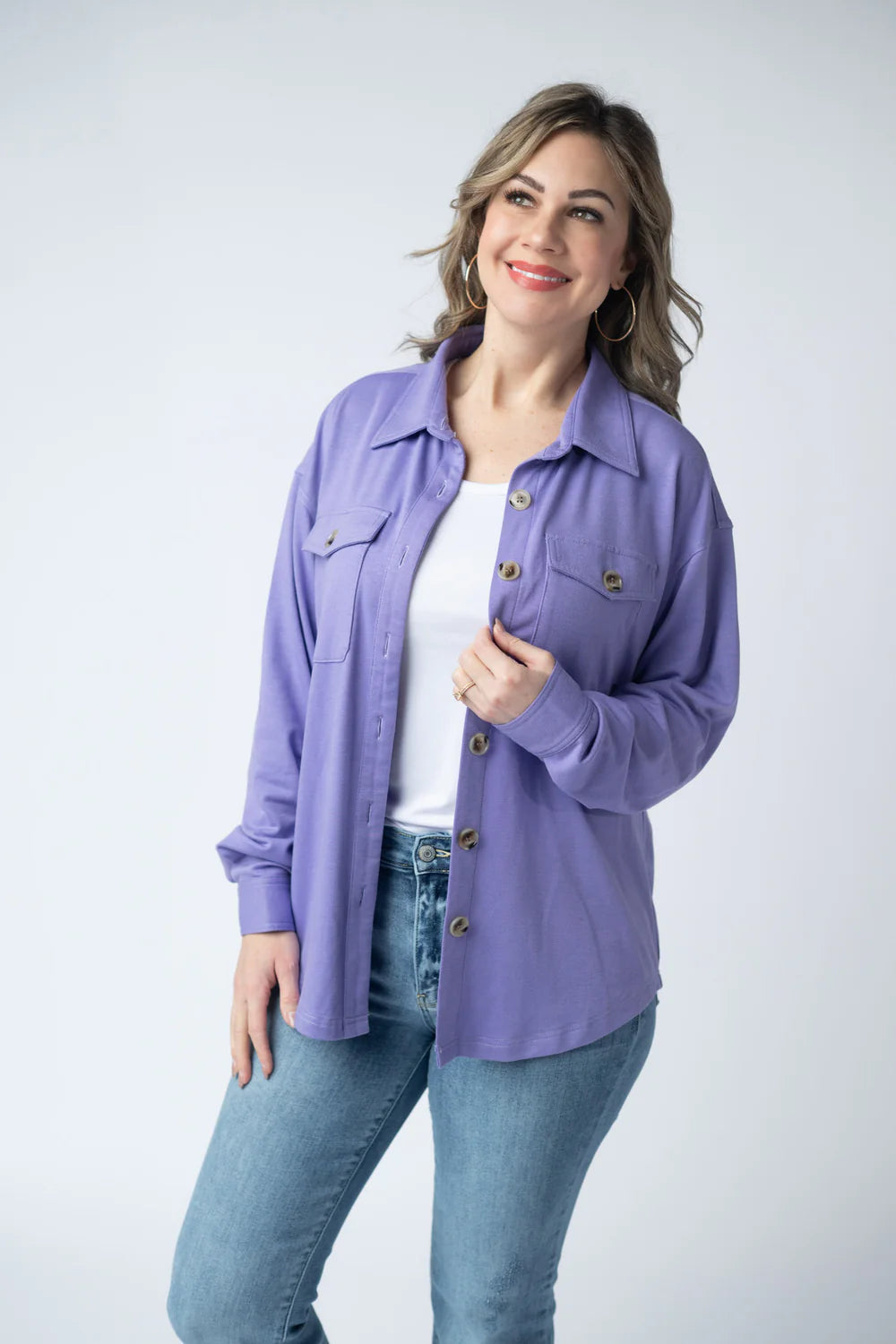 Brenna Button Down Top - 4 Colors