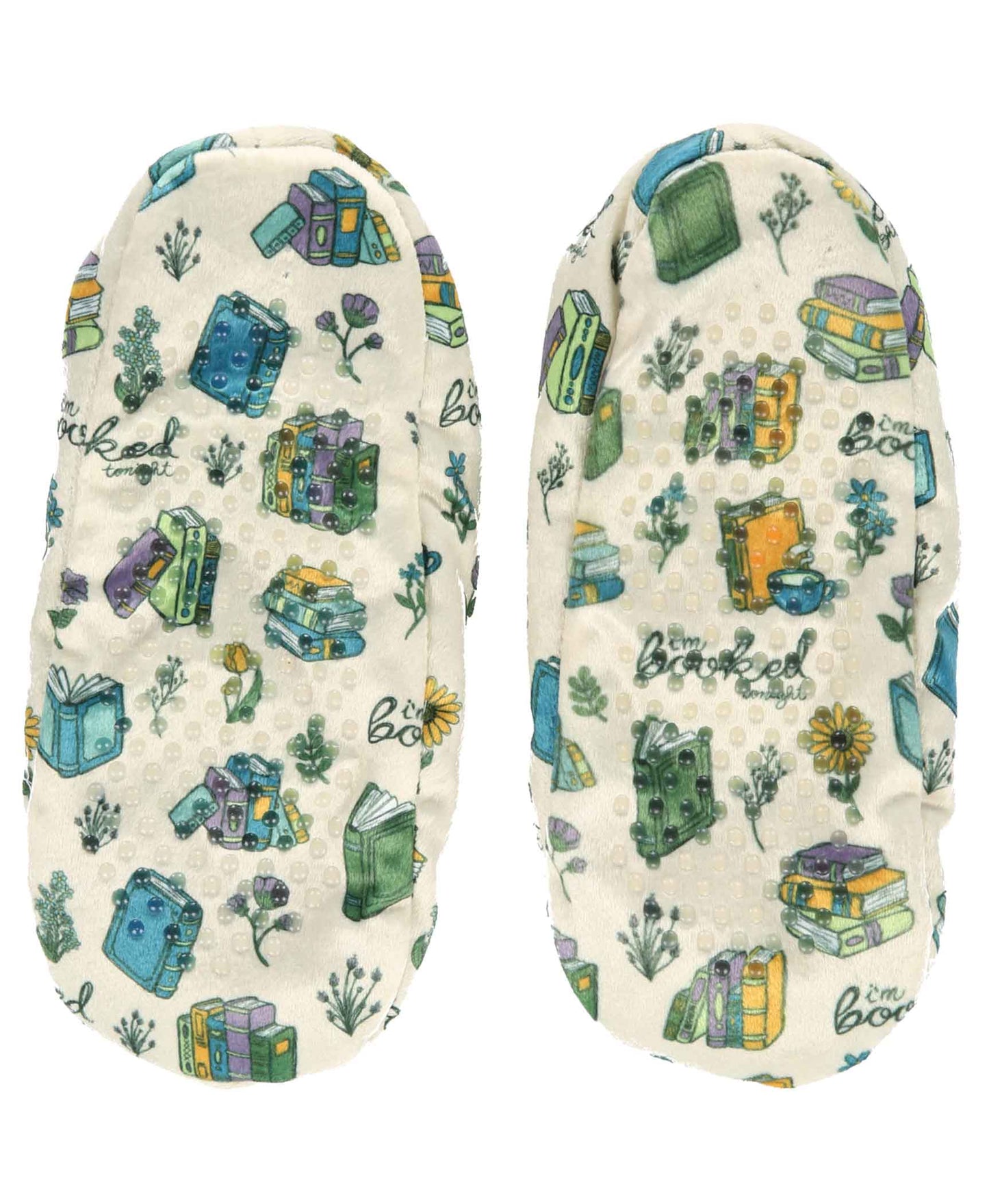 Booked Fuzzy Feet: L/XL