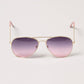 Pastel Tinted Aviator Sunglasses