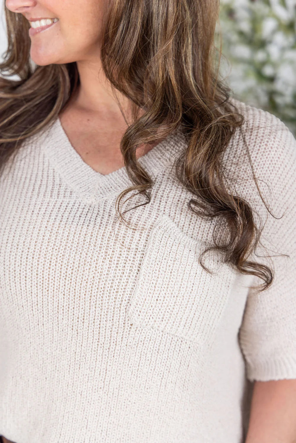 Hallie Open Knit Top