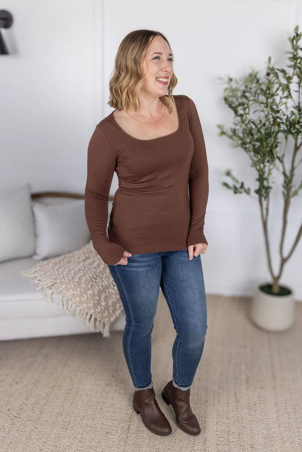 Alyssa Long Sleeve Top - 4 Colors
