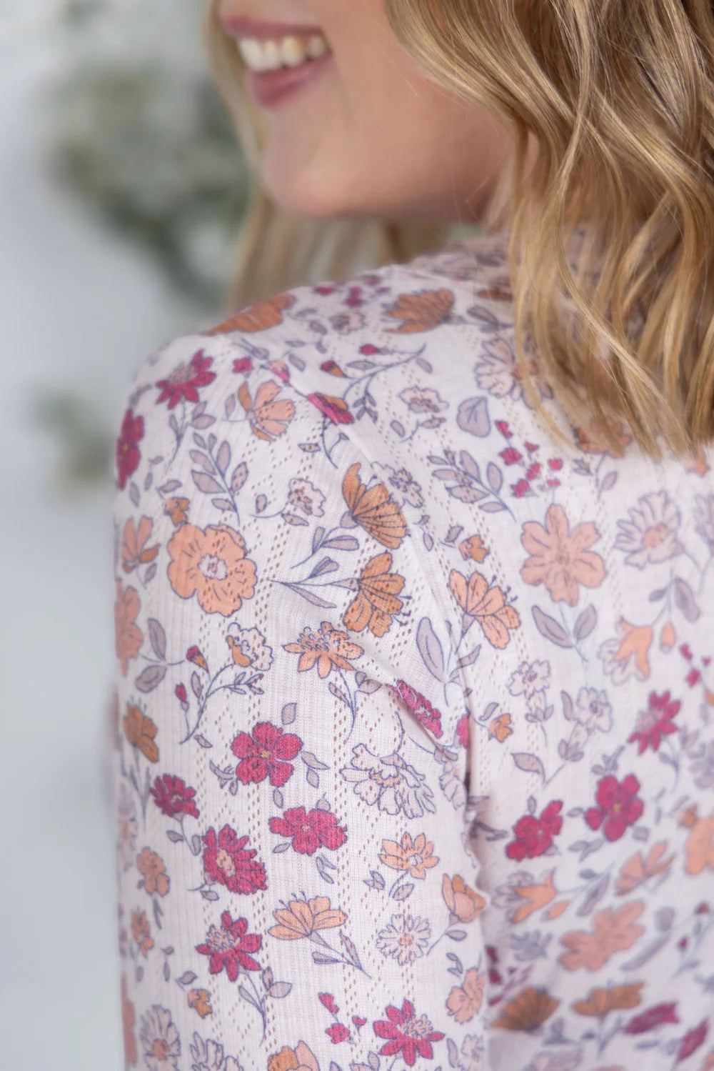 Button Snap Henley Top - 2 Patterns