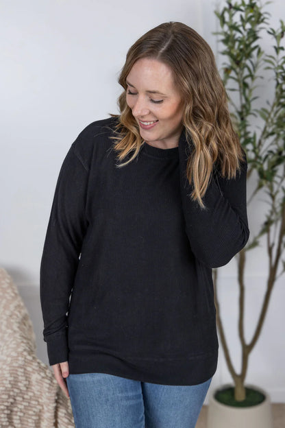 Corrine Ribbed Pullover Top - 6 Colors