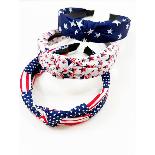 Patriotic Twisted  Headband