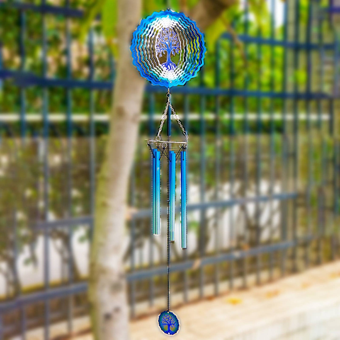 Mandala Spinning Wind Chimes