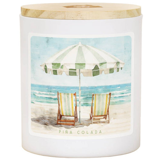 Beach Chairs Umbrella - PNC - Candles