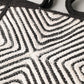 Tribal Aztec Shoulder Tote Canvas Bag (Black)