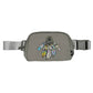 Colorful Dreamcatcher Embroidery Fanny Pack (Dusty Rose & Gray)