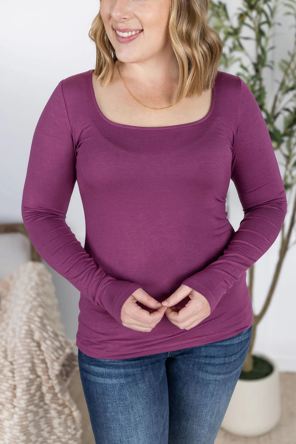 Alyssa Long Sleeve Top - 4 Colors