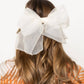 Wide Banded Visor with Bow Back