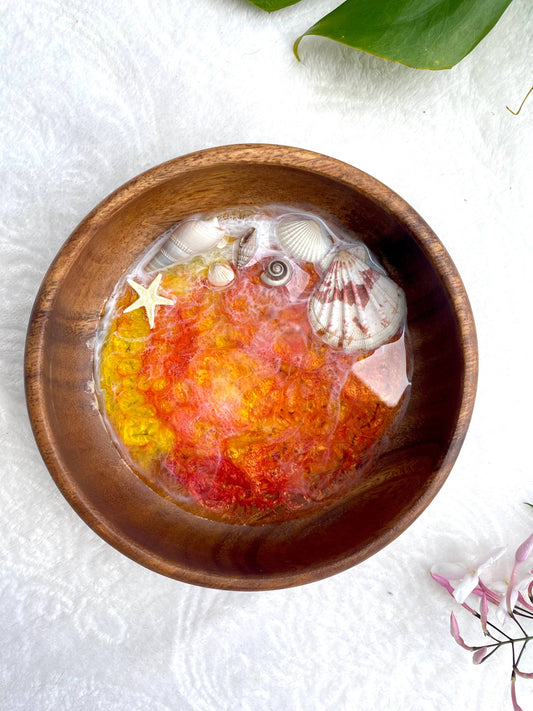 Hawaiian Sunset Ocean Trinket Dish