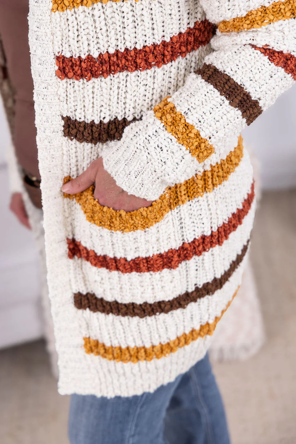 Stripe Cardigan - Fall Stripes