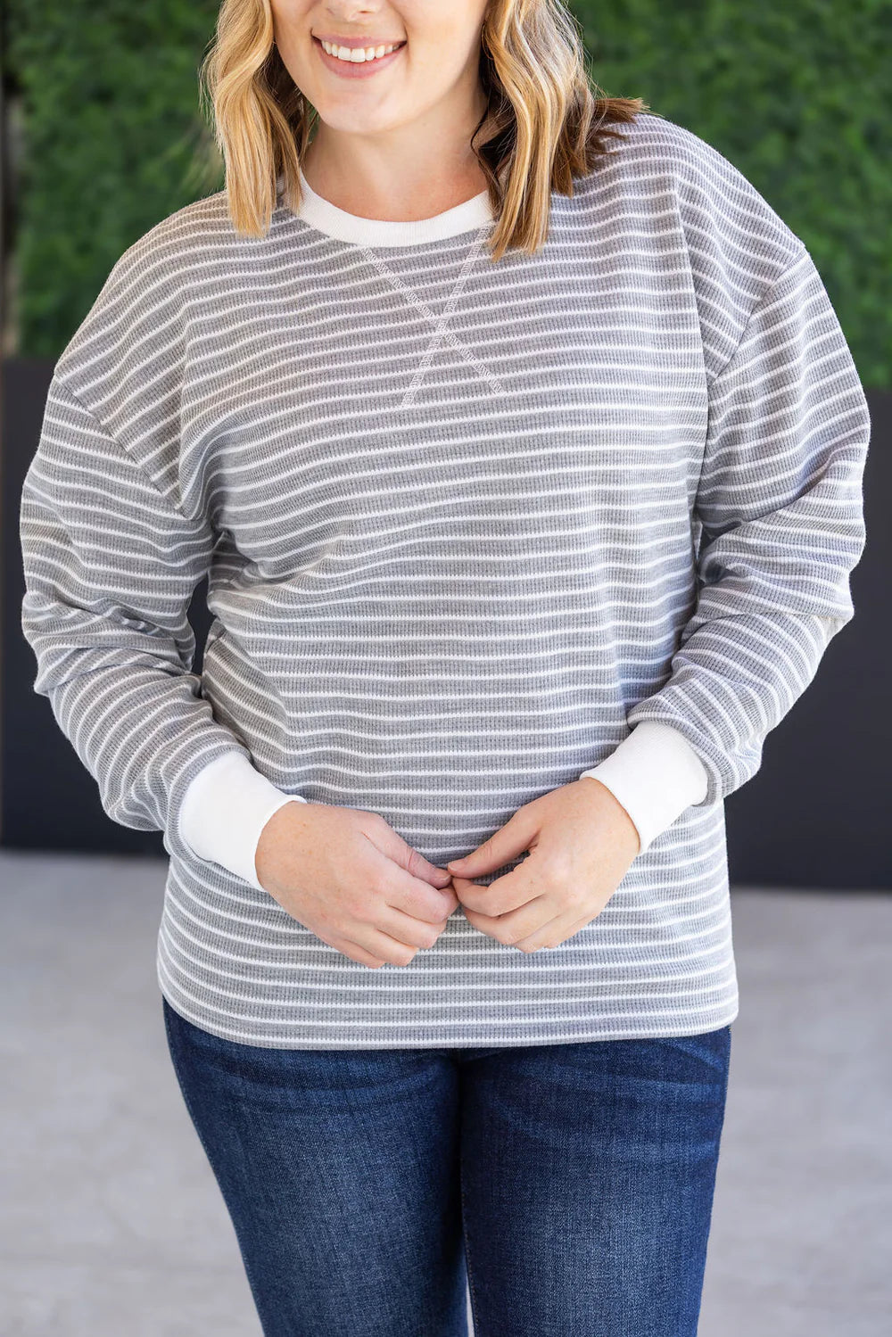 Lola Striped Thermal Top - 2 Patterns