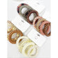 Neutral Colored Spiral Hair Ties