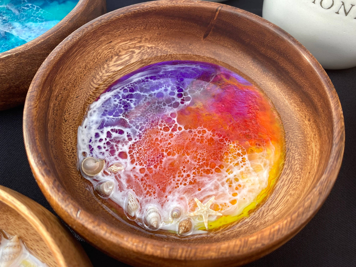 Hawaiian Sunset Ocean Trinket Dish