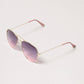 Pastel Tinted Aviator Sunglasses