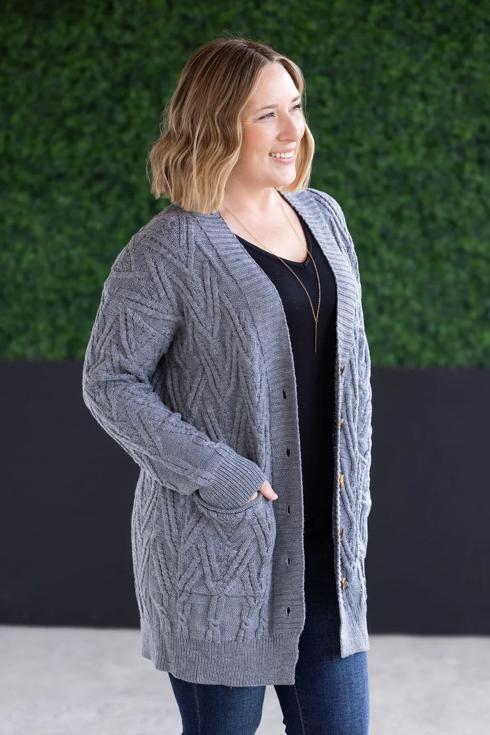 Brooks Button Sweater Cardigan - 3 Colors