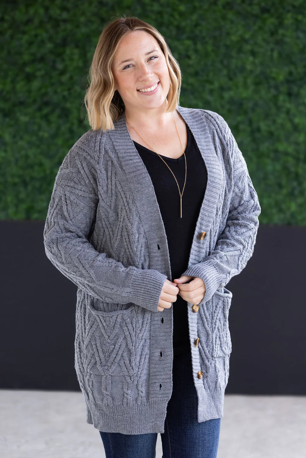 Brooks Button Sweater Cardigan - 3 Colors