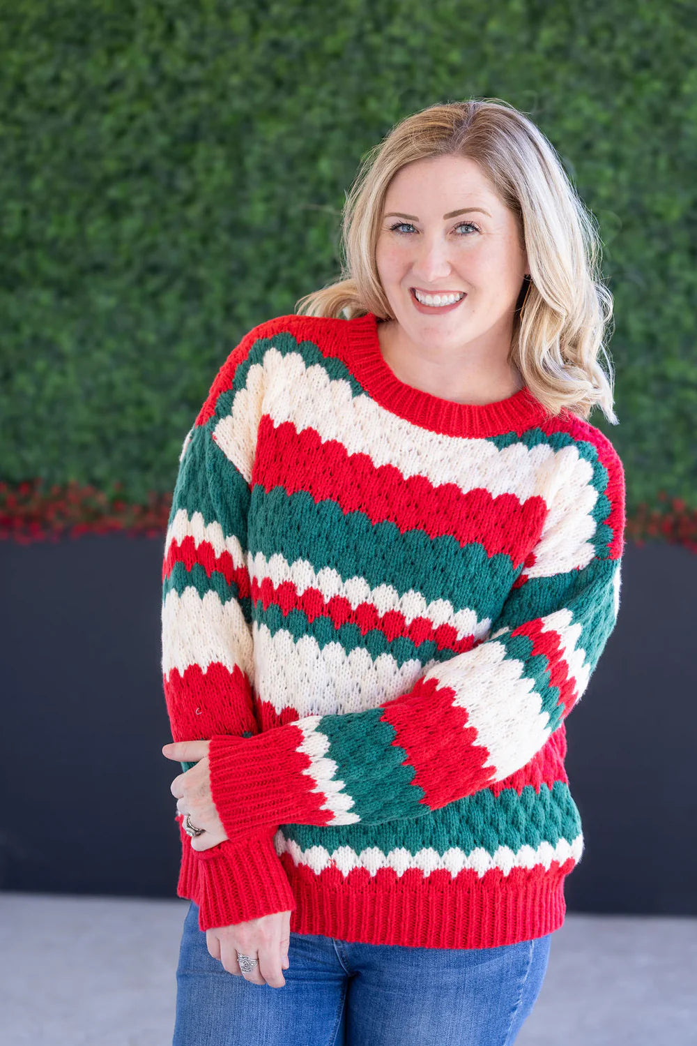 Christmas Stripes Sweater